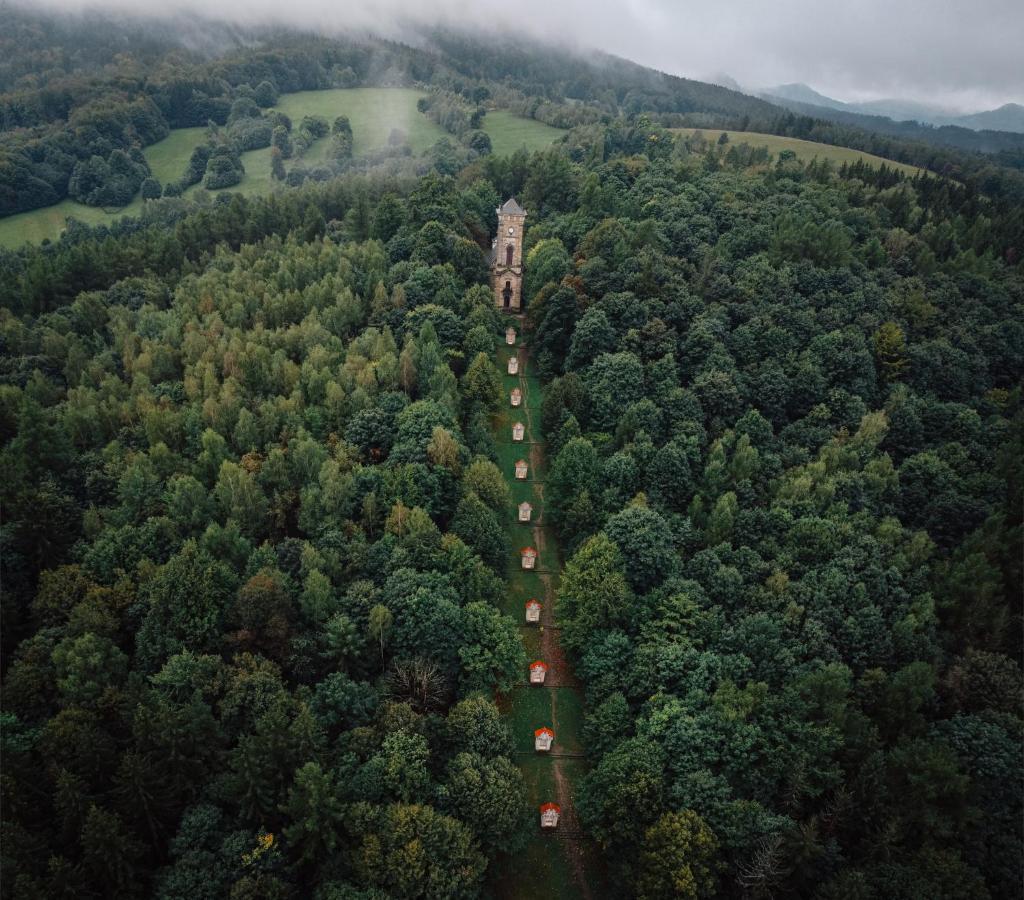 Penzion U Vyhlidky Chřibská Bagian luar foto