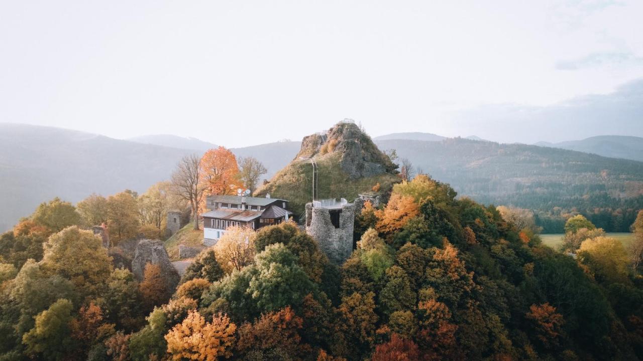 Penzion U Vyhlidky Chřibská Bagian luar foto