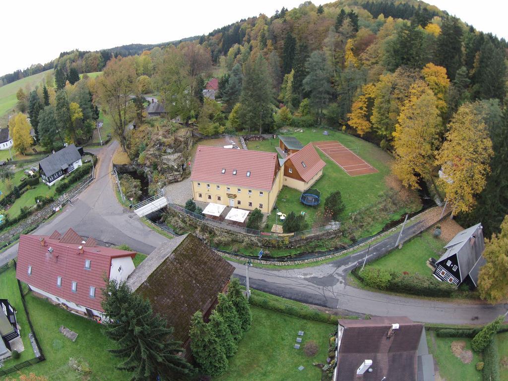 Penzion U Vyhlidky Chřibská Bagian luar foto