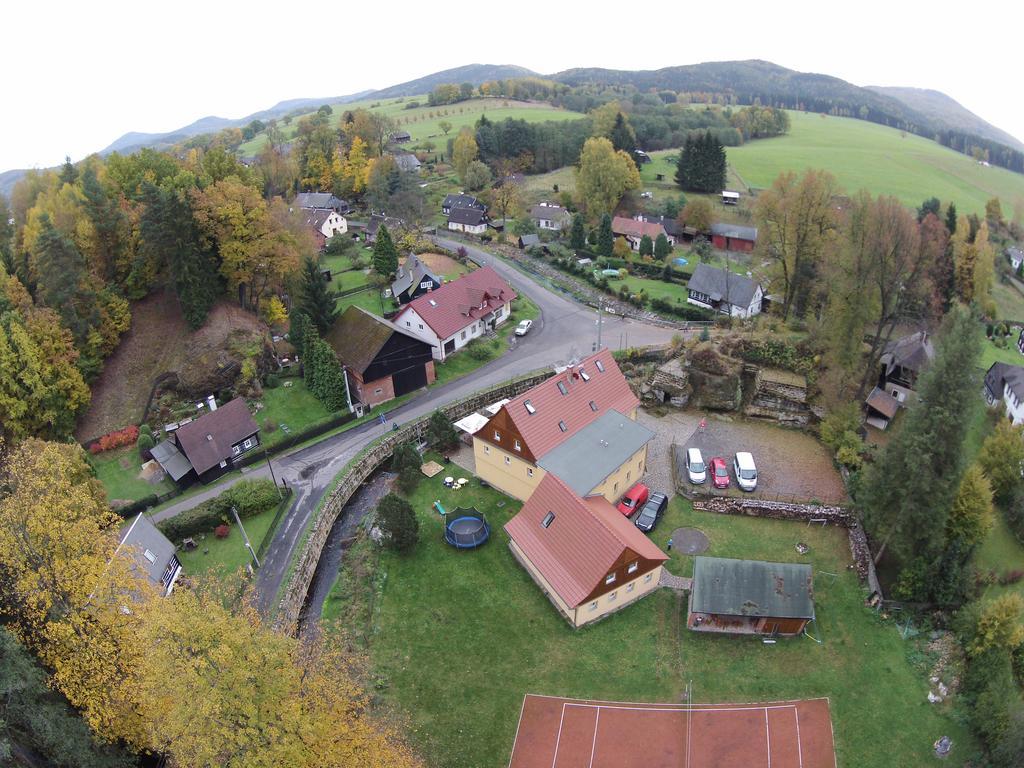 Penzion U Vyhlidky Chřibská Bagian luar foto