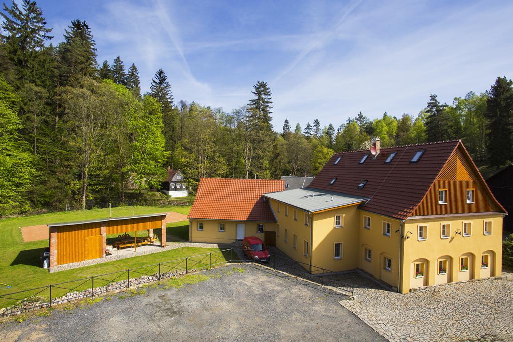 Penzion U Vyhlidky Chřibská Bagian luar foto