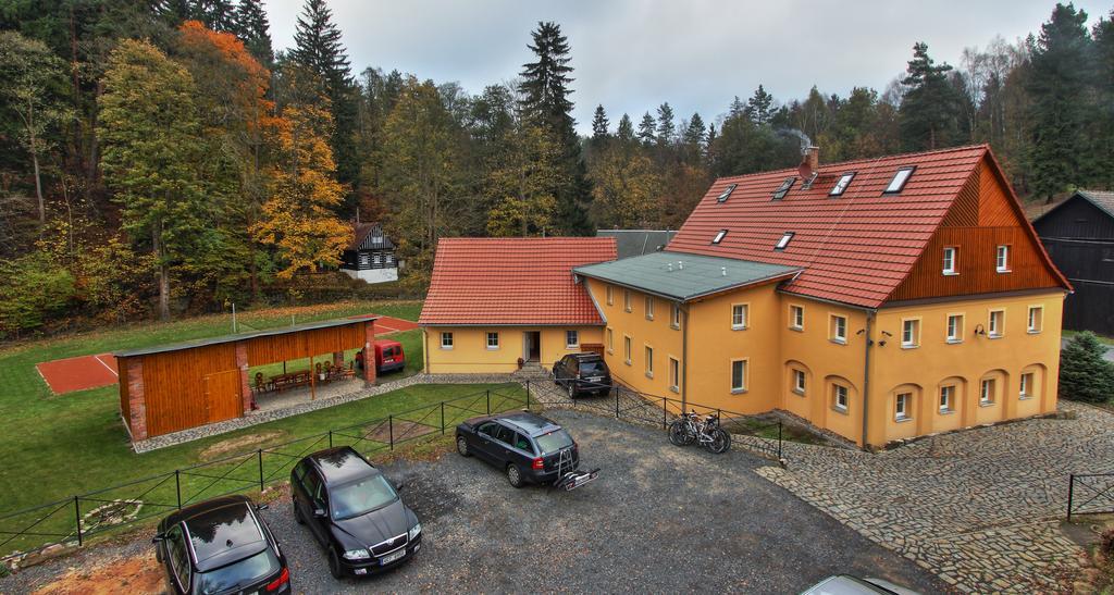 Penzion U Vyhlidky Chřibská Bagian luar foto